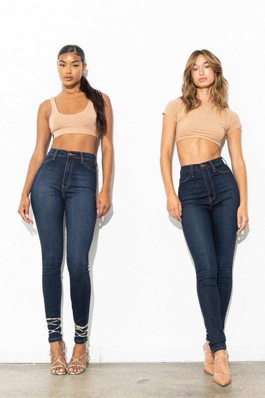 Ella High Waisted Classic Skinny Jeans