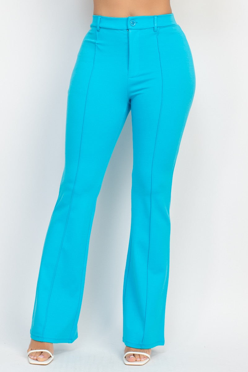 Corina Luxe High Rise Stretch Wide Leg Pants