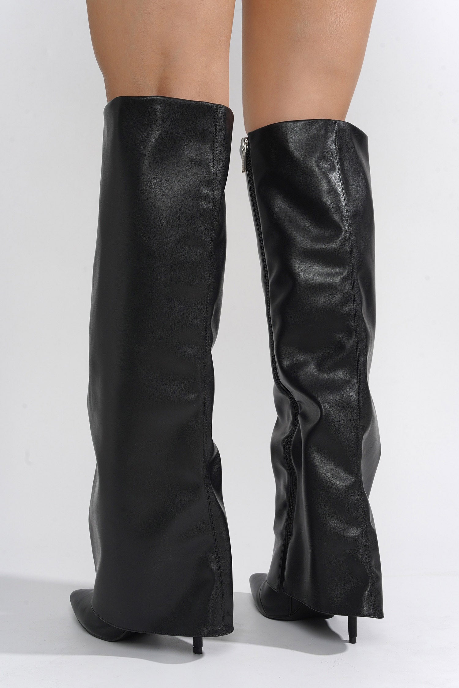 Desperado Fold Over Knee High Boots