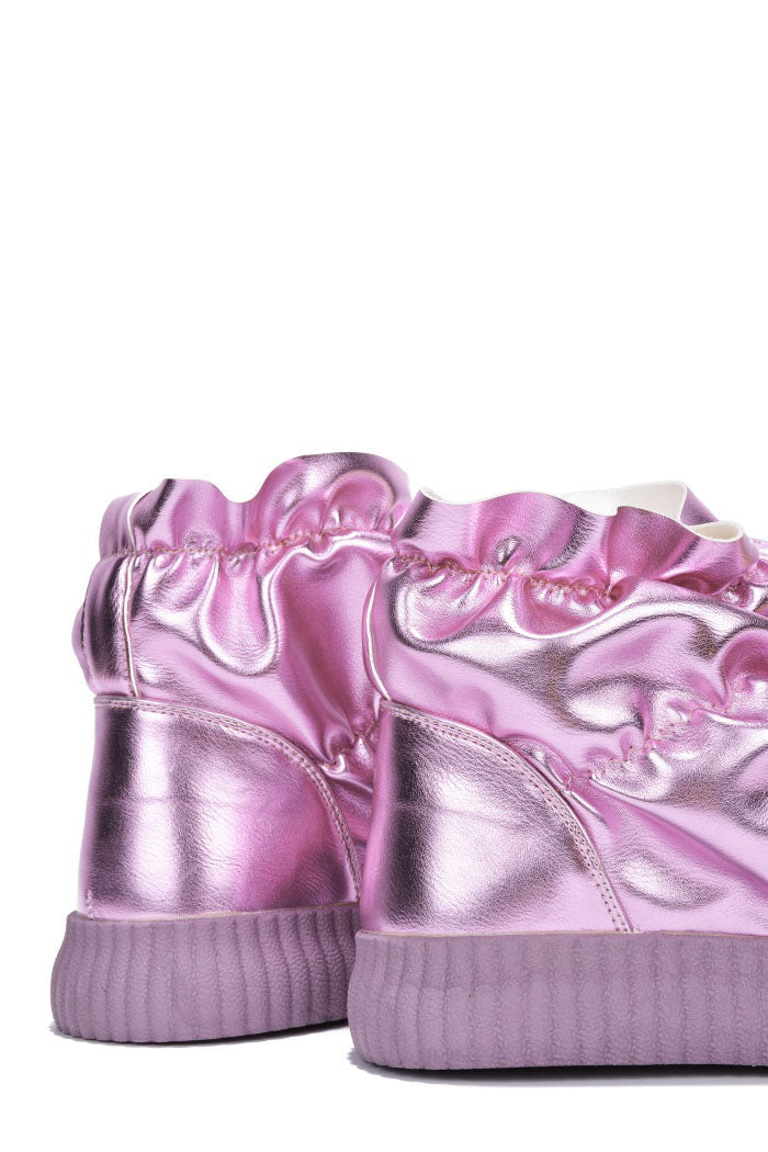 Tahoe With The Girls Metallic Puffer Snow Booties