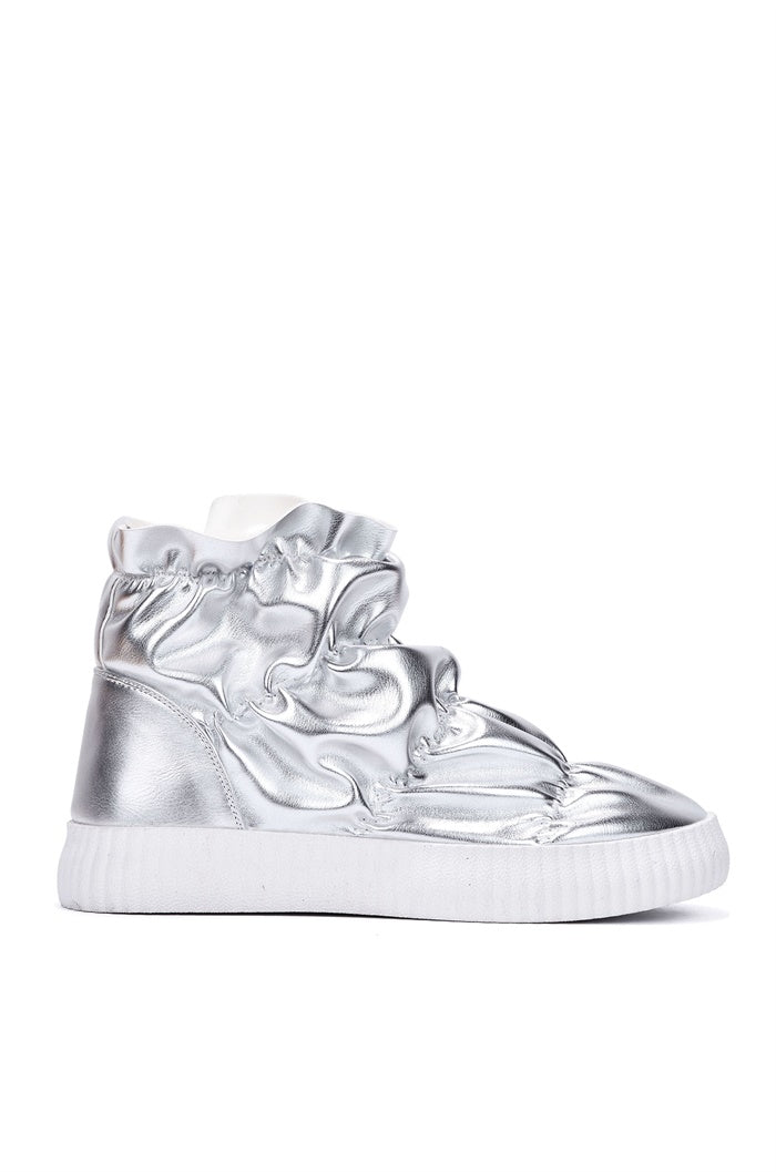 Tahoe With The Girls Metallic Puffer Snow Booties