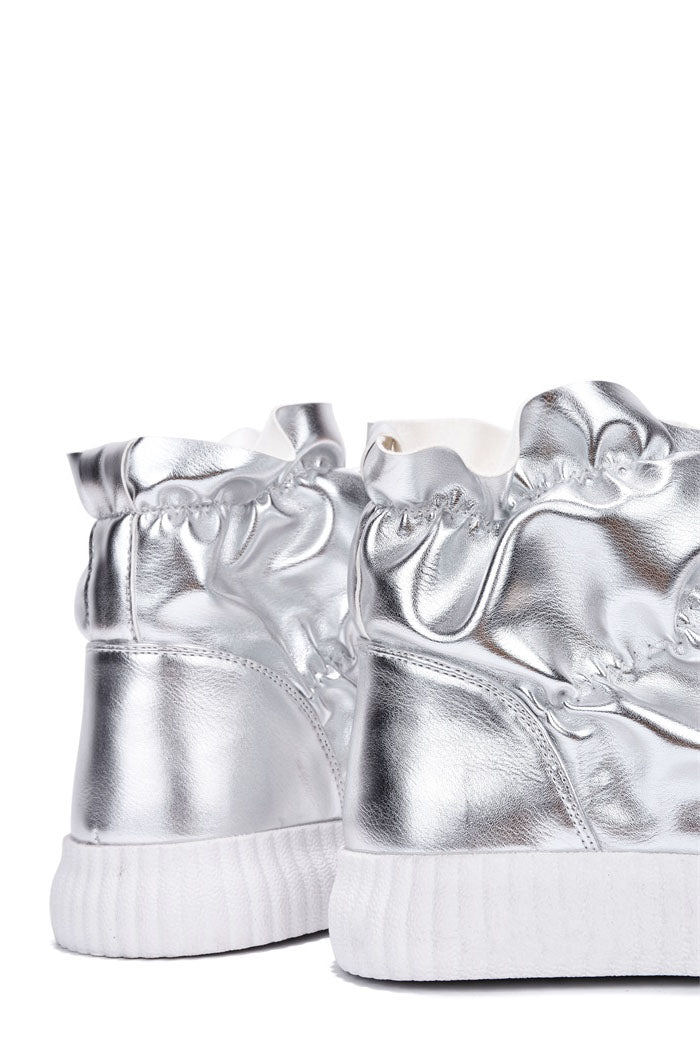 Tahoe With The Girls Metallic Puffer Snow Booties