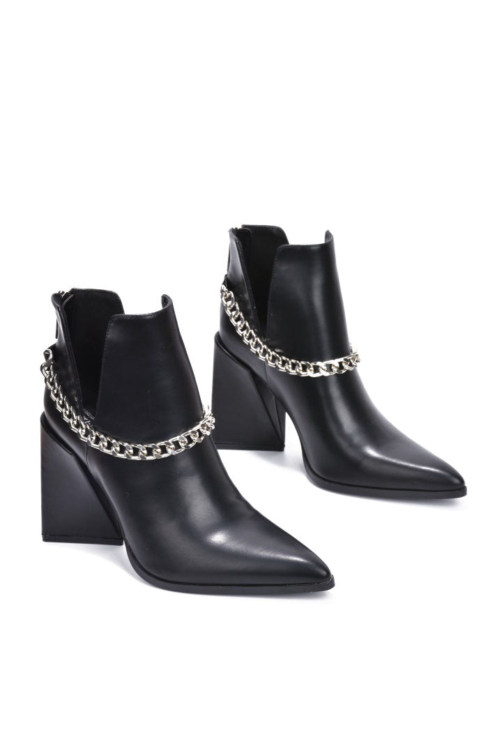 Iva Pointed Toe Ankle Boots