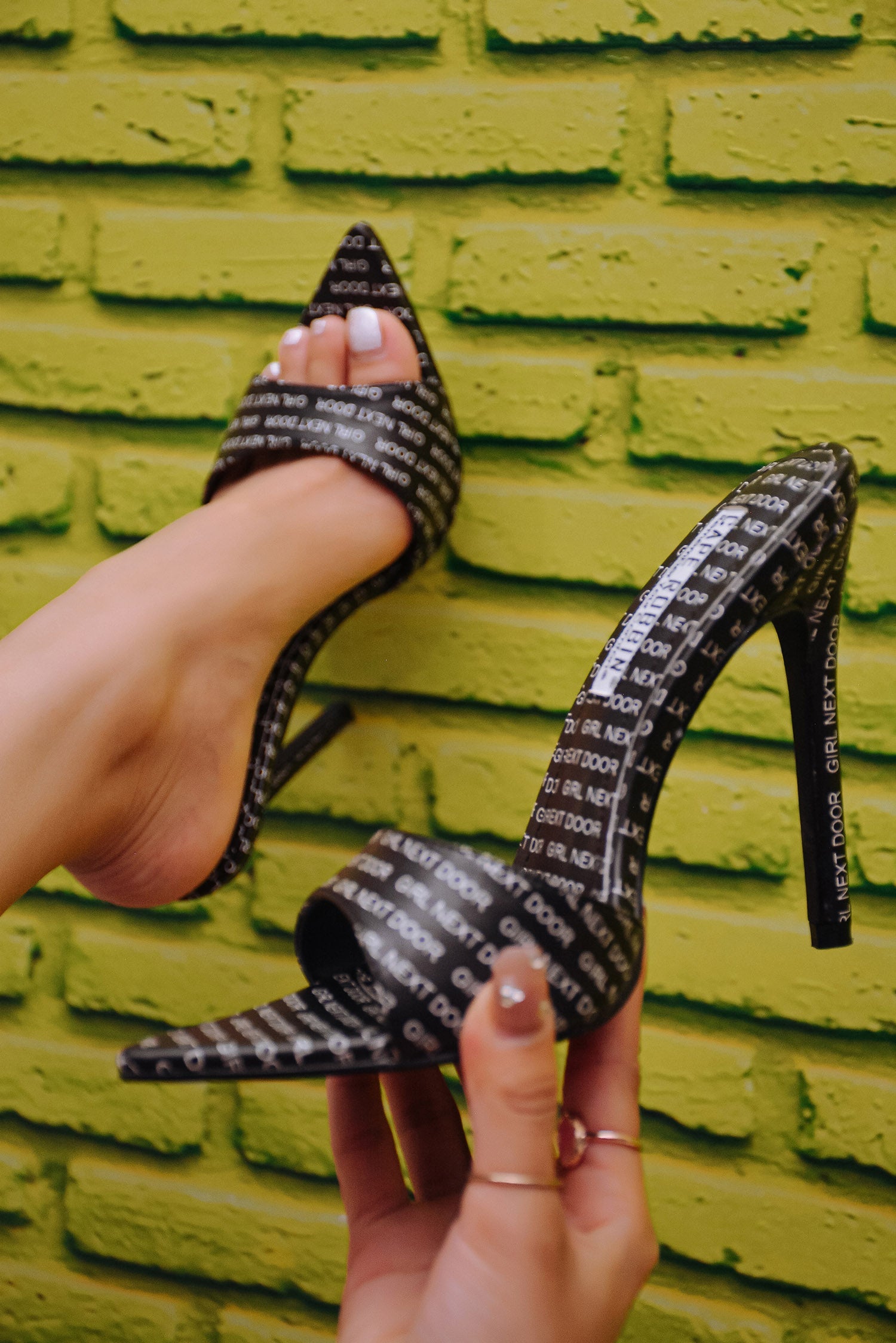 Dime Pointed Toe Stiletto Heel Mules