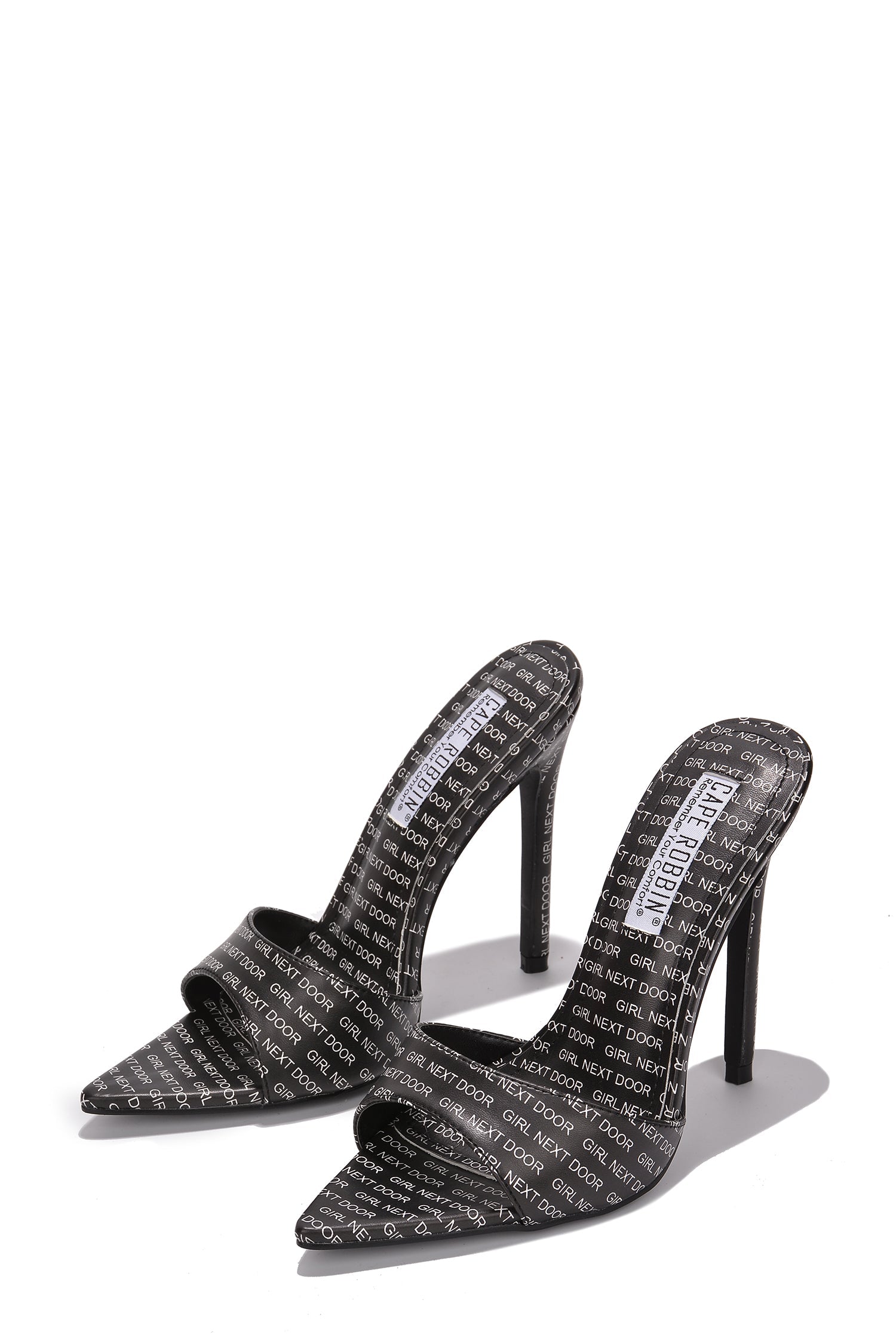 Dime Pointed Toe Stiletto Heel Mules