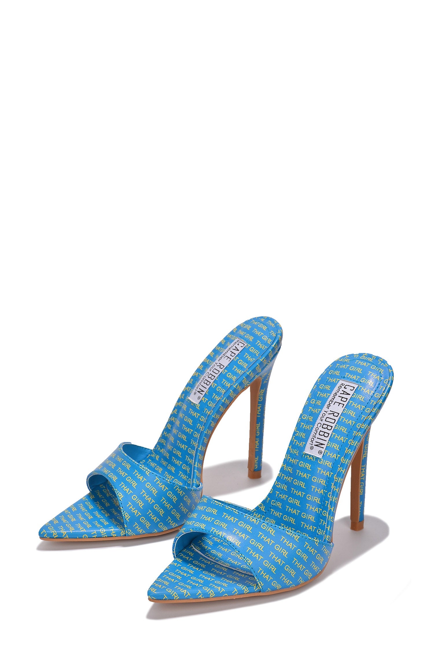 Dime Pointed Toe Stiletto Heel Mules