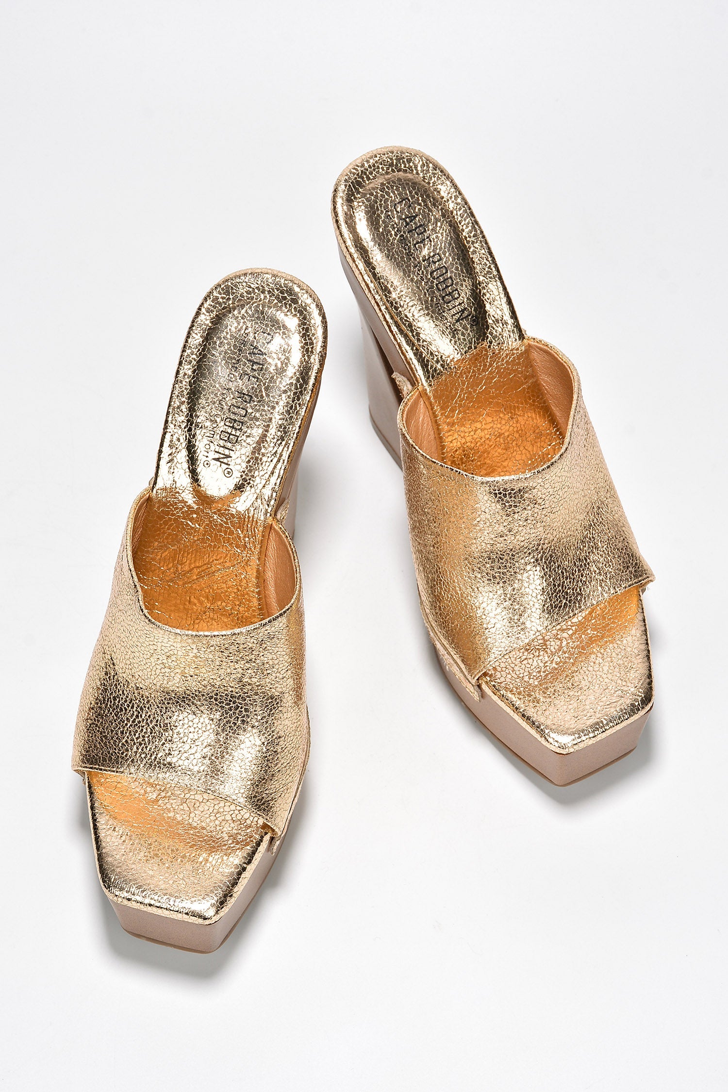 Leila Chunky Lug Sole Square Toe Heels