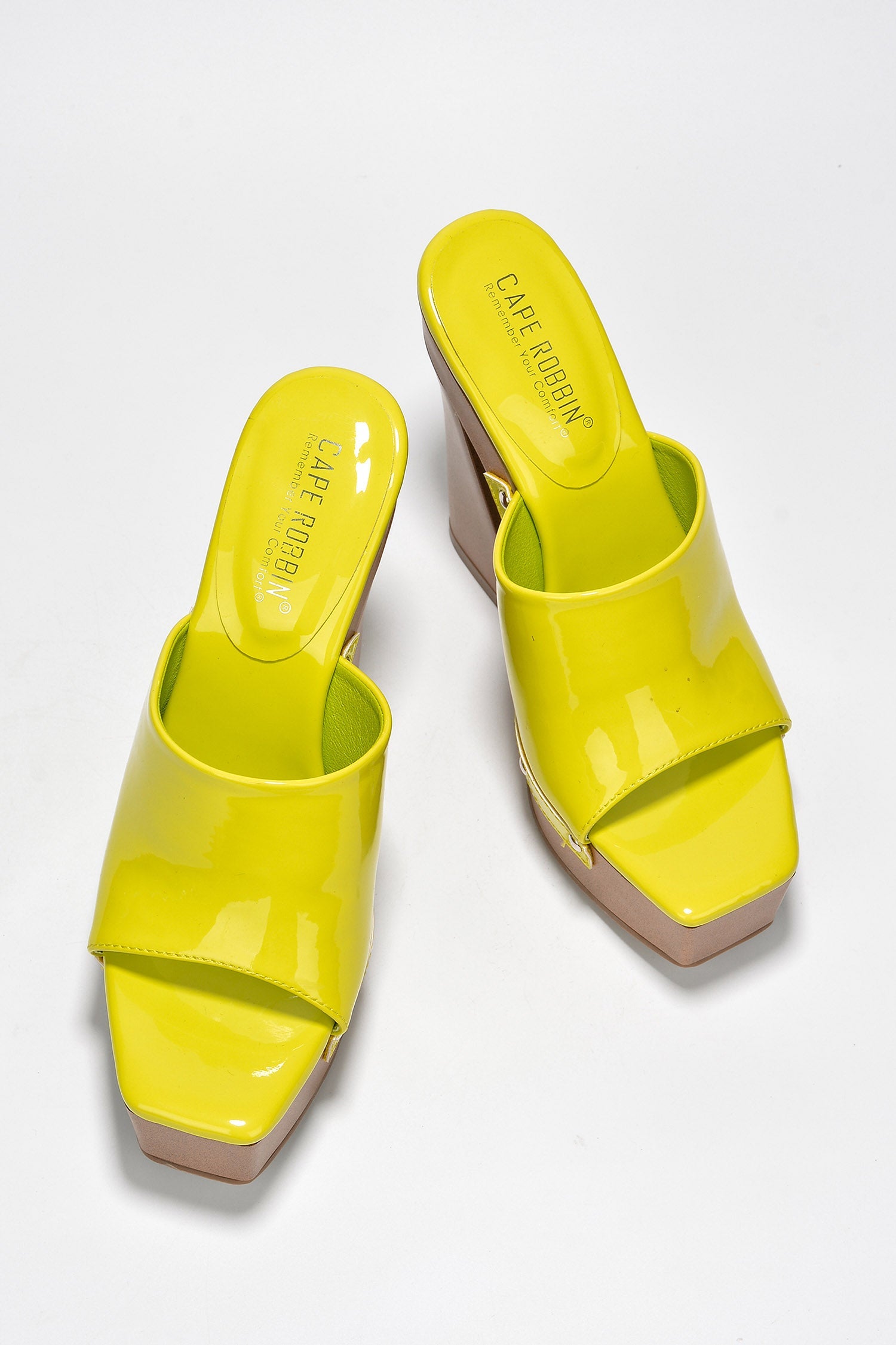Leila Chunky Lug Sole Square Toe Heels