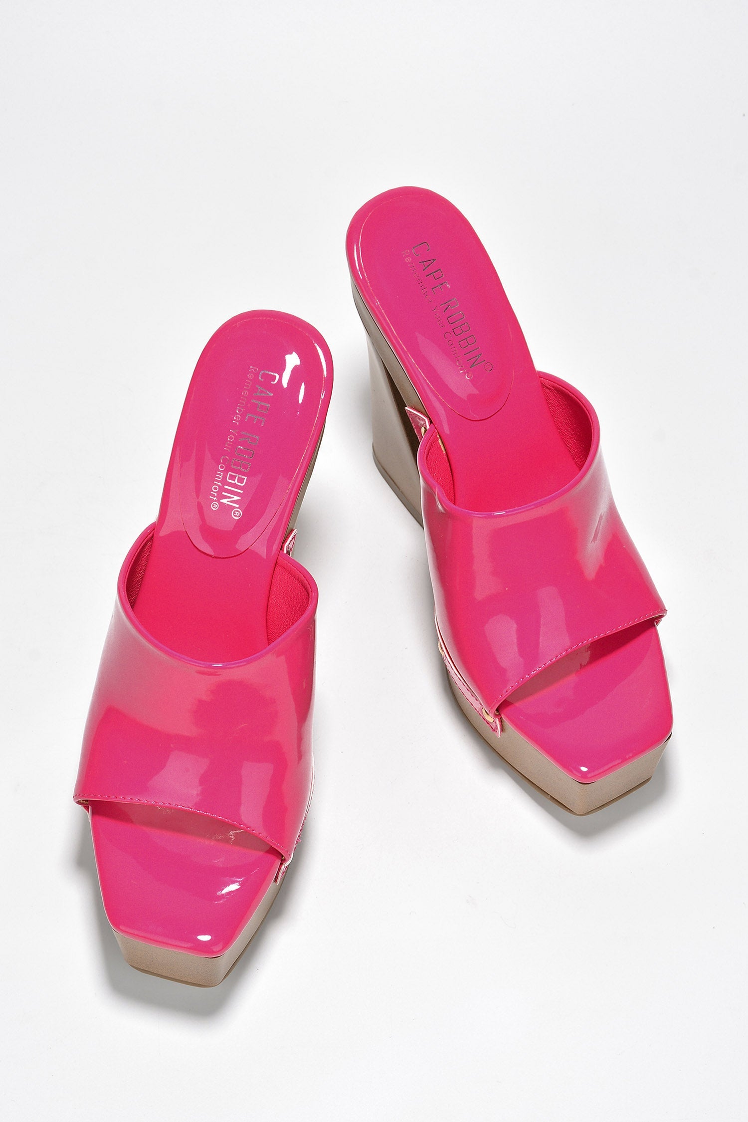 Leila Chunky Lug Sole Square Toe Heels
