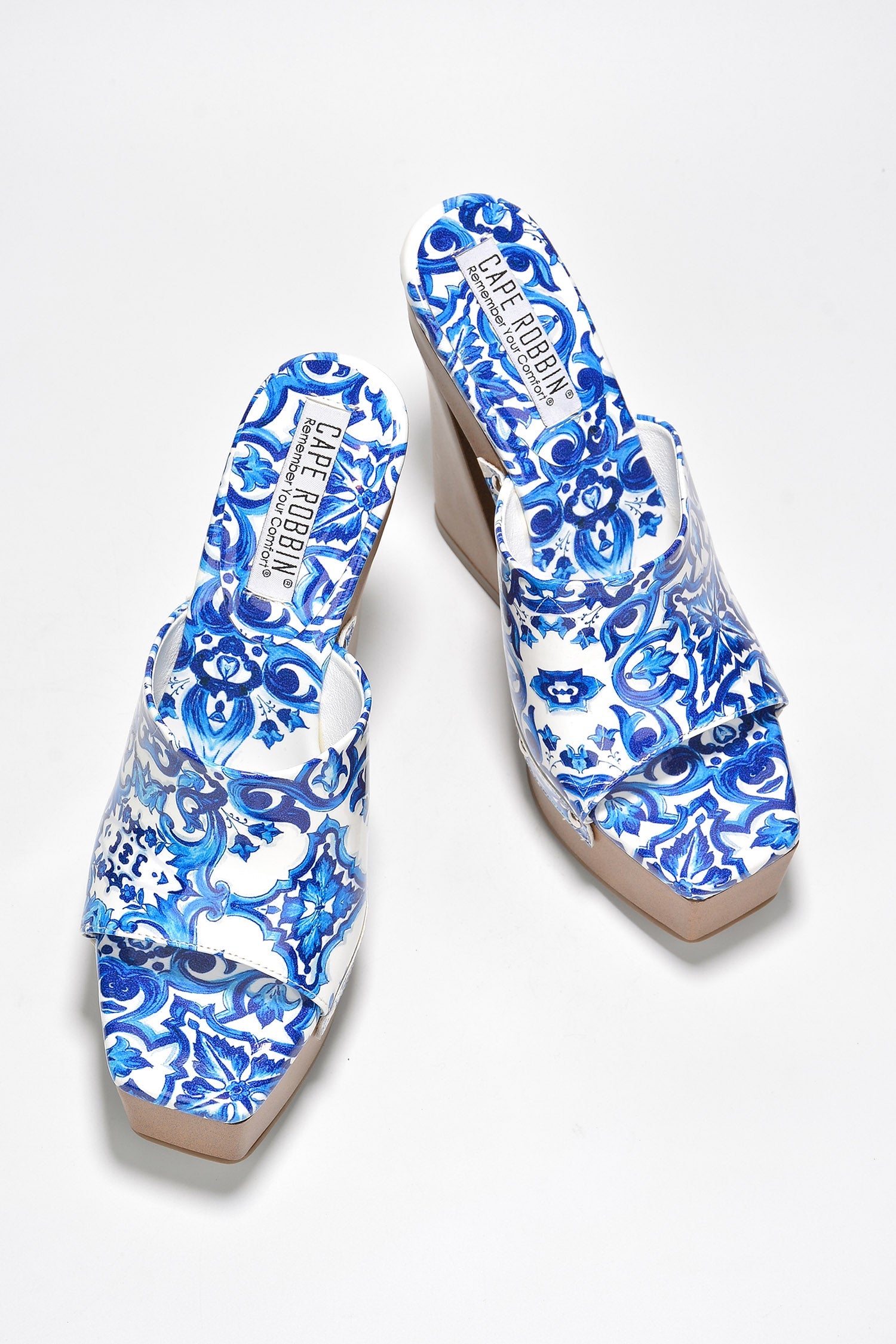 Leila Chunky Lug Sole Square Toe Heels