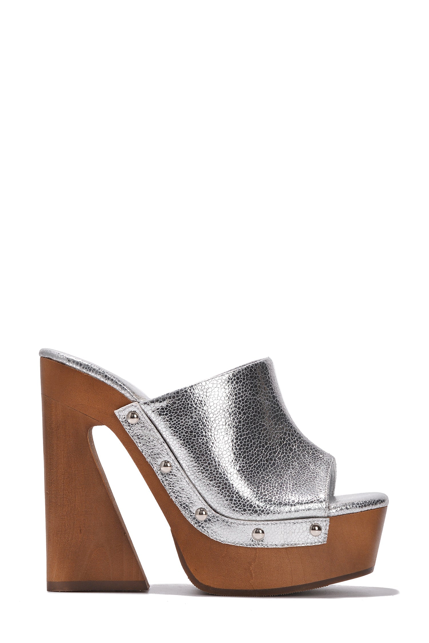 Leila Chunky Lug Sole Square Toe Heels