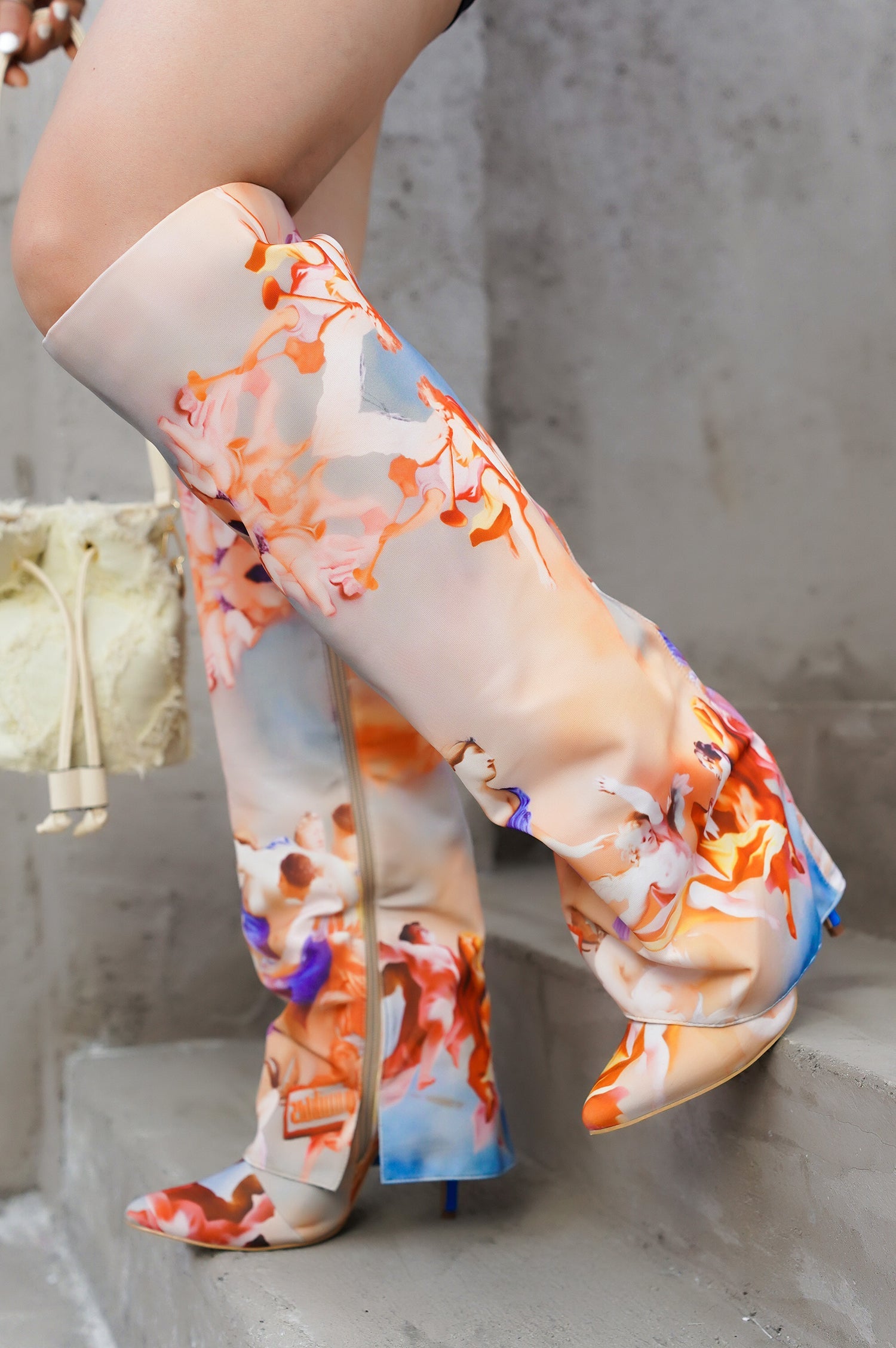 Desperado Fold Over Knee High Boots