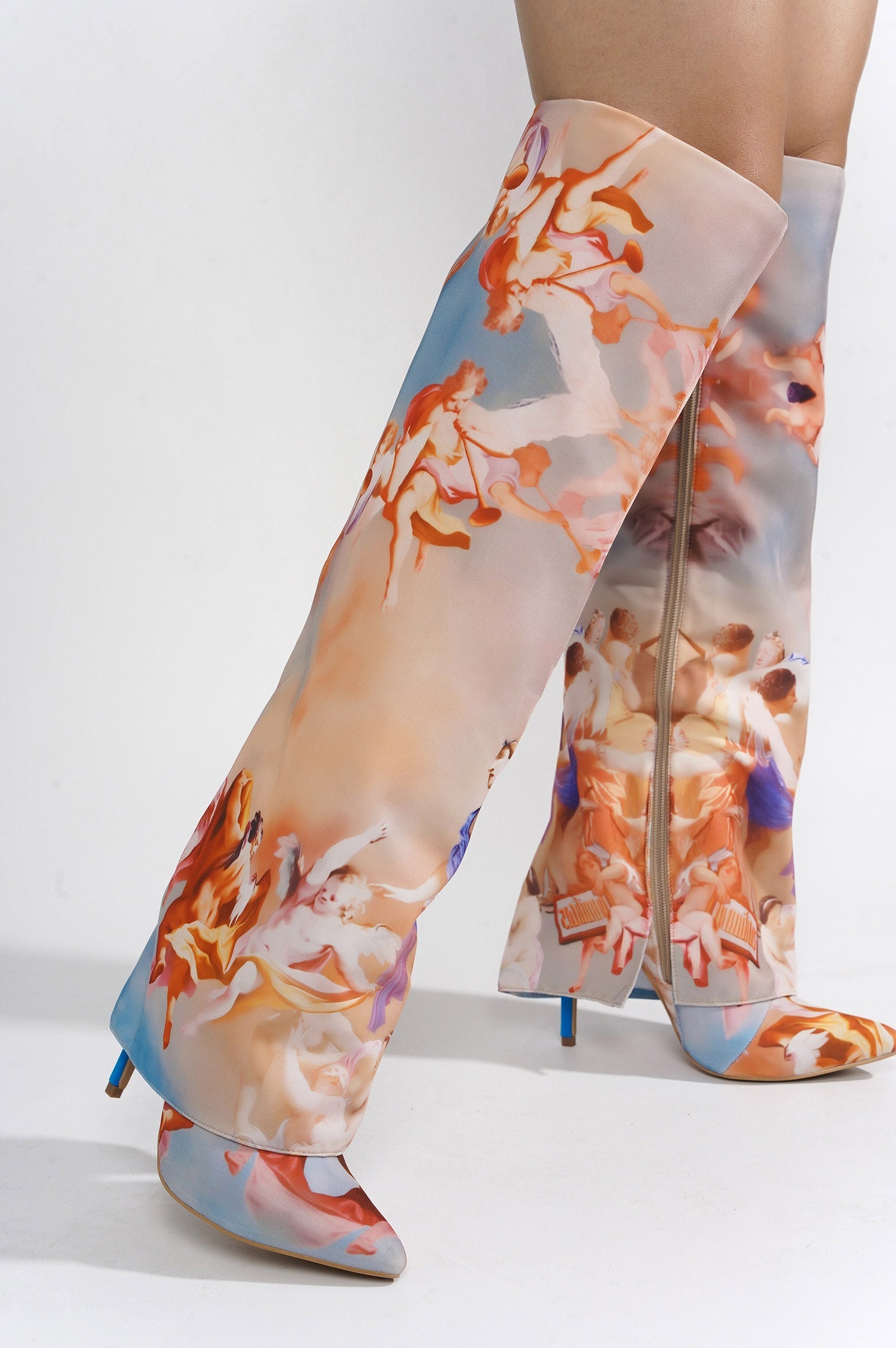 Desperado Fold Over Knee High Boots