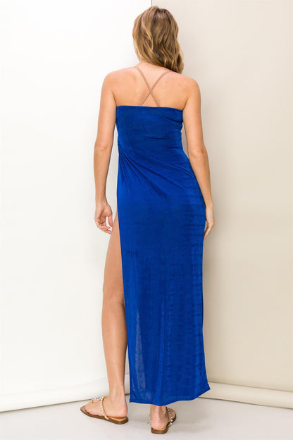 Flirt By The Beach O Ring Cutout Strapless Cover Up Dress