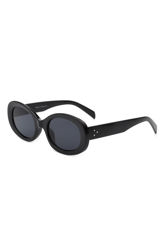 Retro Vogue Oval Shaped Sunglasses