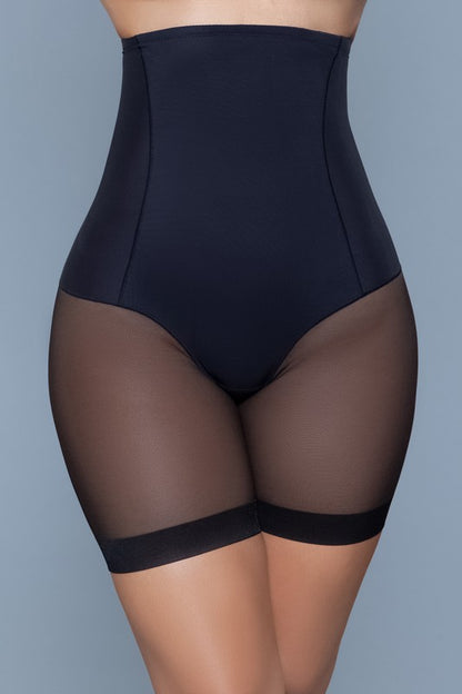Snatched High Waist Boning Panel Shapewear Short