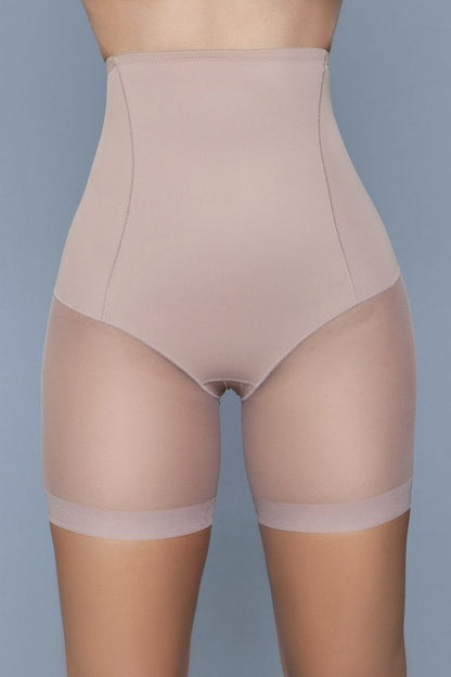 Snatched High Waist Boning Panel Shapewear Short