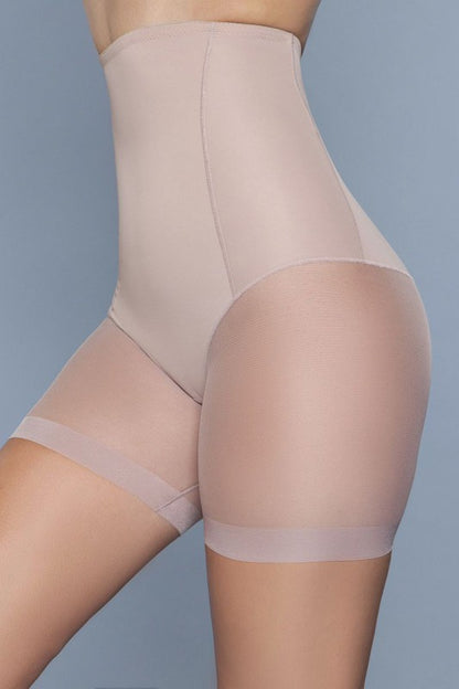 Snatched High Waist Boning Panel Shapewear Short