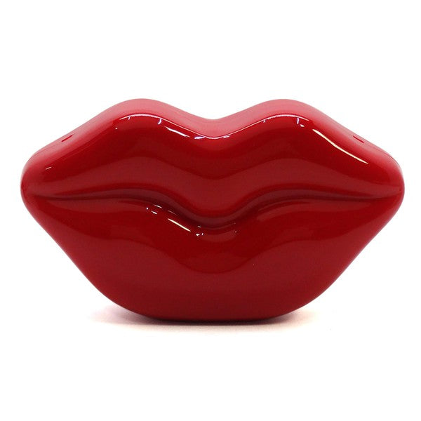 XOXO Acrylic Hard Case Lips Clutch