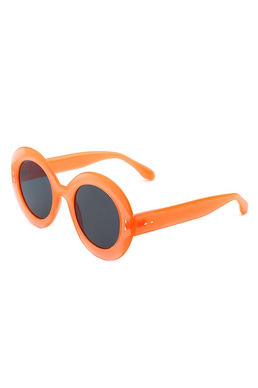 Baja Gaze Tinted Oversized Round Sunglasses