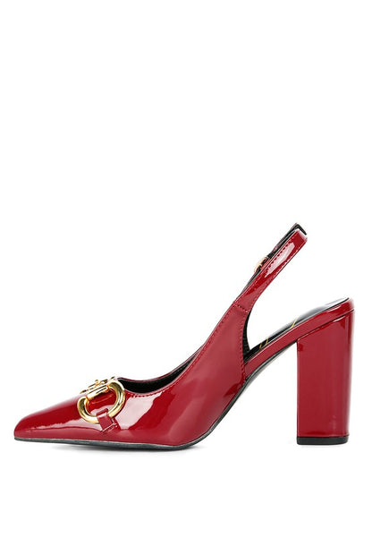 All Nighter Slingback High Heel Patent Pumps