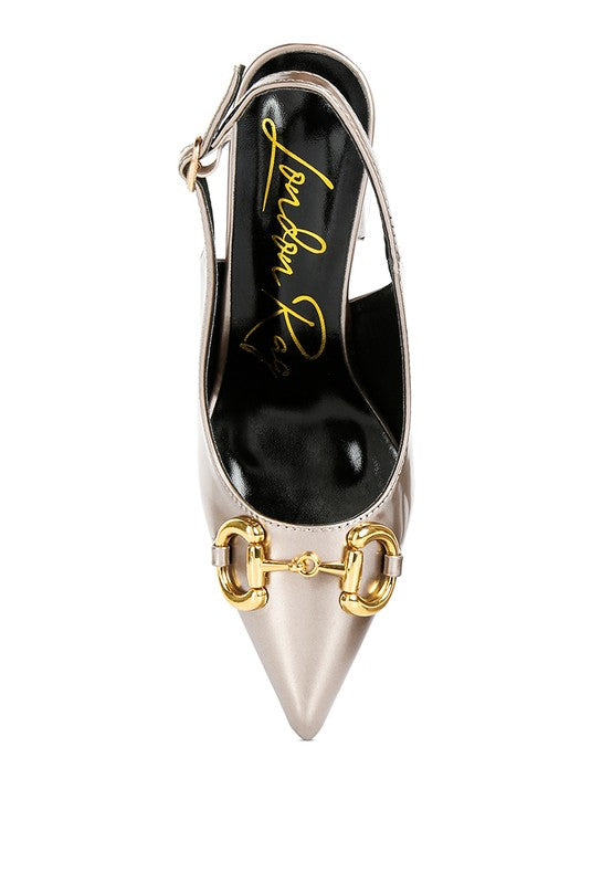 All Nighter Slingback High Heel Patent Pumps