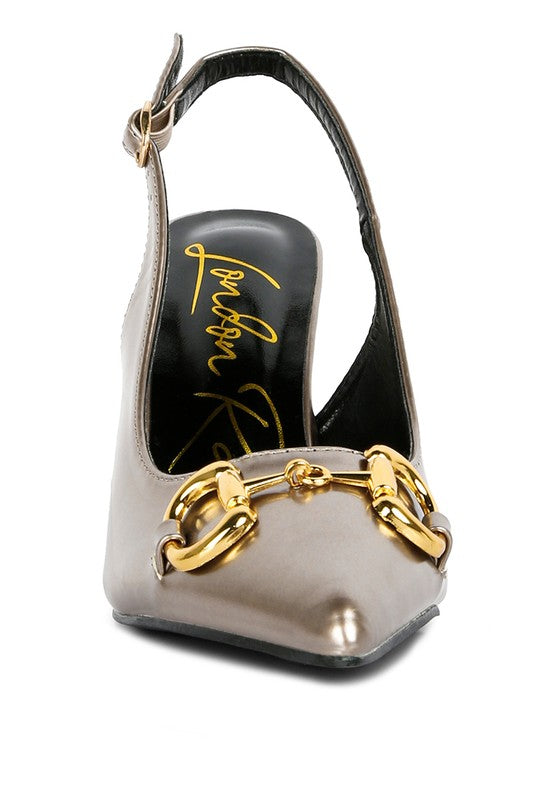 All Nighter Slingback High Heel Patent Pumps