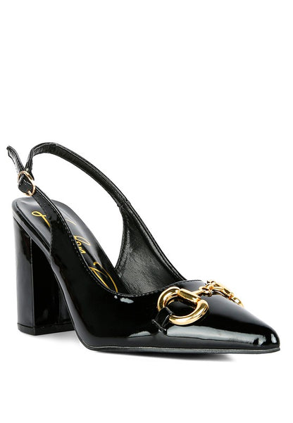 All Nighter Slingback High Heel Patent Pumps