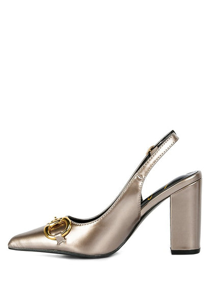 All Nighter Slingback High Heel Patent Pumps