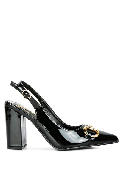 All Nighter Slingback High Heel Patent Pumps