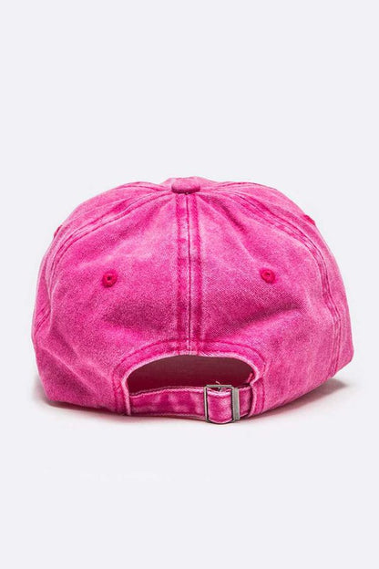 California Love Palm Tree Embroidered Cotton Baseball Cap