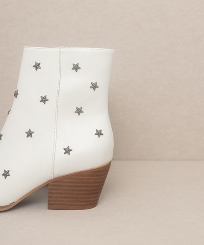 OASIS SOCIETY TexMex Star - Studded Western Ankle Boots