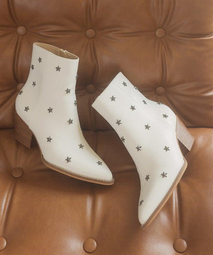OASIS SOCIETY TexMex Star - Studded Western Ankle Boots