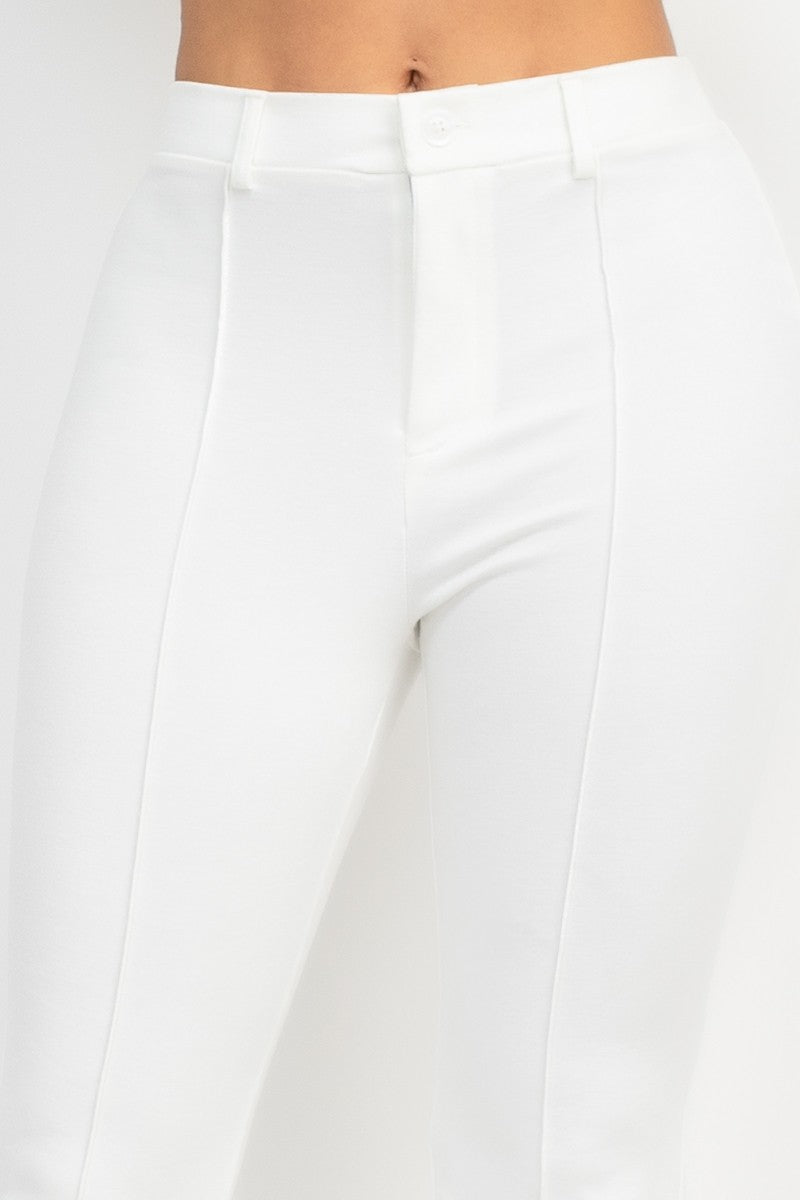 Corina Luxe High Rise Stretch Wide Leg Pants