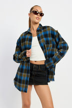 Melrose Acid Wash Vintage 90's Flannel Shirt