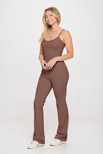 Move It Two Piece Flare Jumpsuit &amp; Jacket Activewear Set
