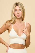 Casual Basics Lace Trim Cami Top & Slit Hem Pant Set