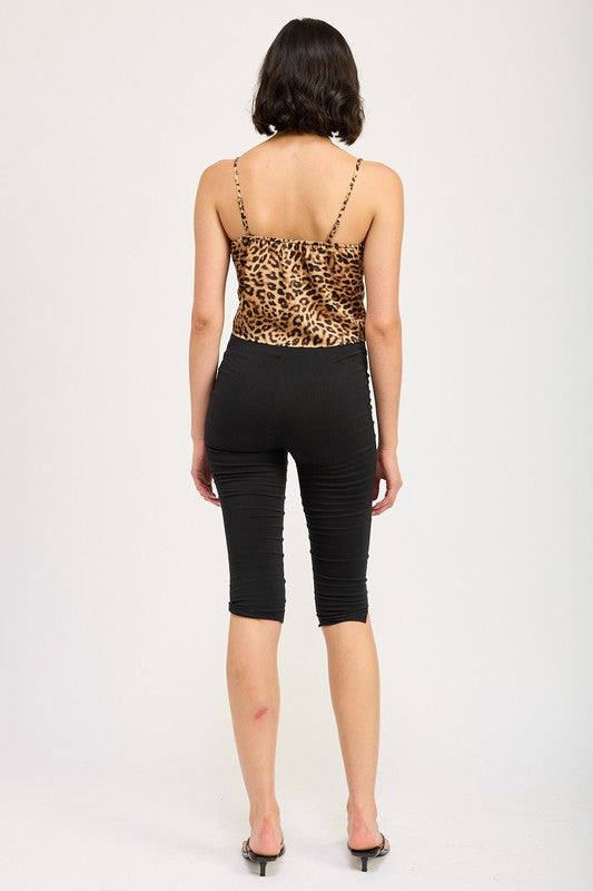 Maxine Satin Scalloped Lace Flyaway Cami Top