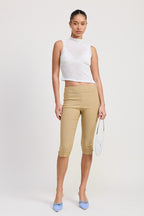Camryn Sleeveless Asymmetrical High Neck Top