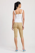 Paradis Square Neck Lace Up Corset Top