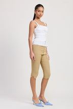 Paradis Square Neck Lace Up Corset Top