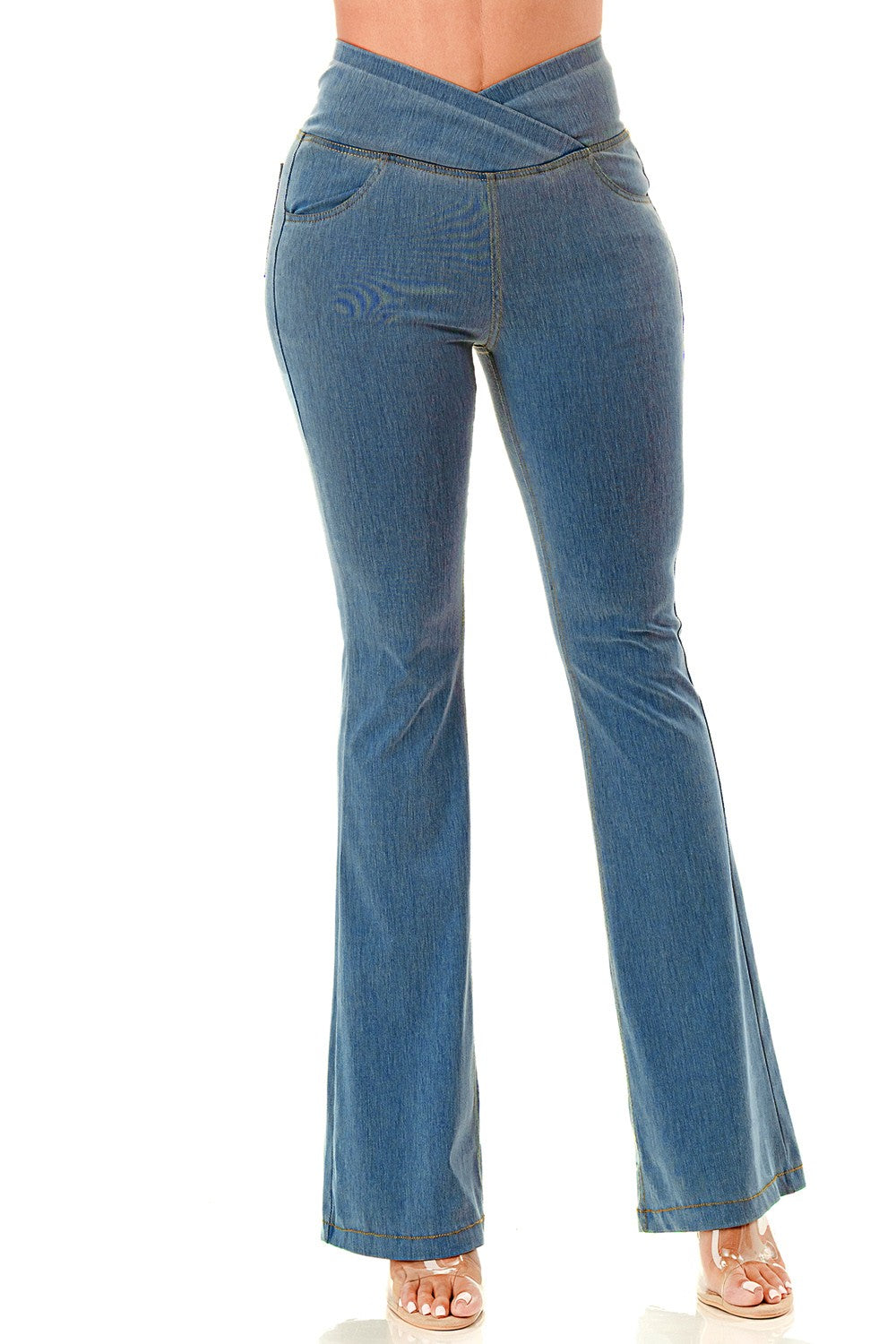 Carina High Stretch Booty Lifting Flare Leg Jeans