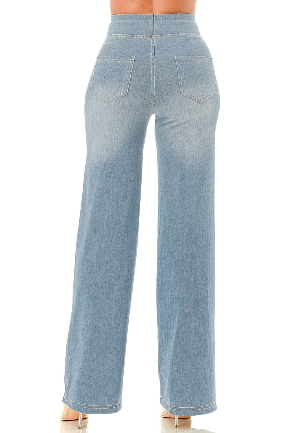 Amara Ultra-Soft High Rise Wide Leg Baggy Jeans