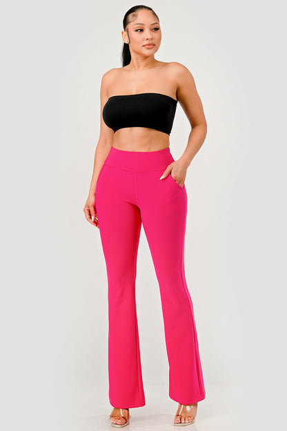 Thalia High Rise Waist Sculpting Flare Leg Pants