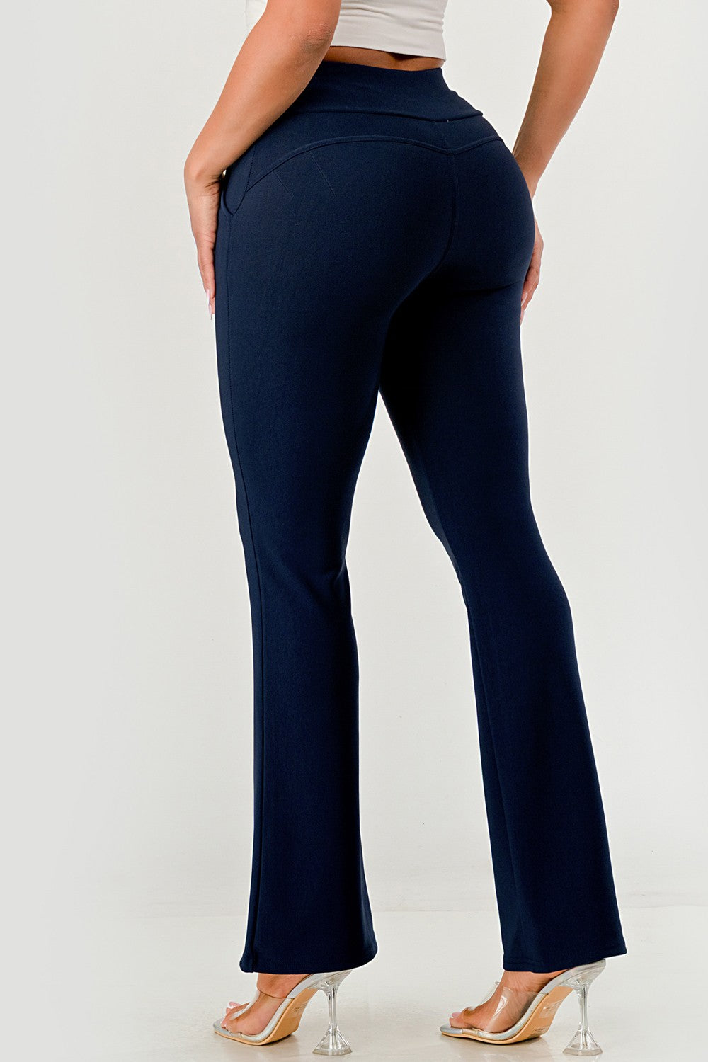 Thalia High Rise Waist Sculpting Flare Leg Pants