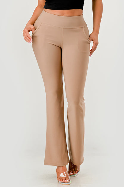 Thalia High Rise Waist Sculpting Flare Leg Pants