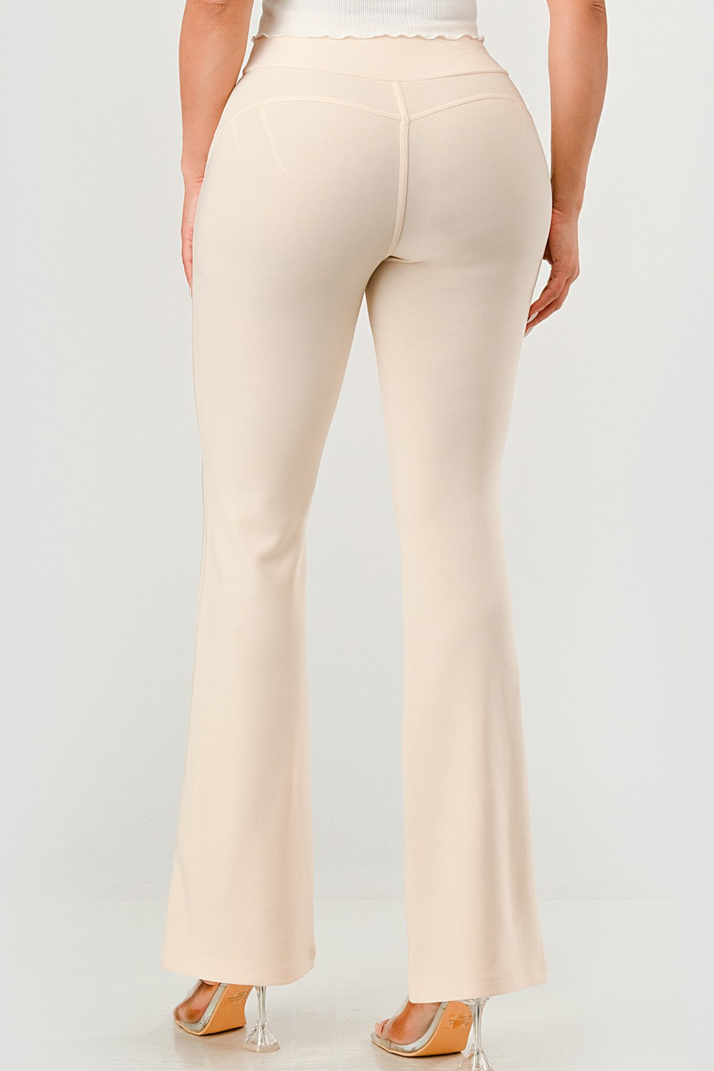 Thalia High Rise Waist Sculpting Flare Leg Pants