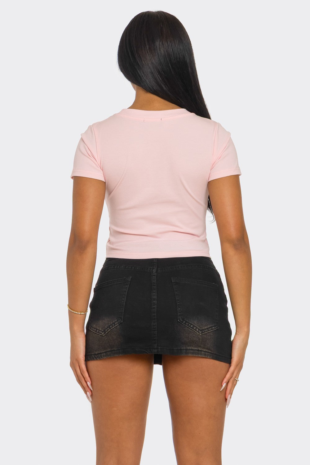 Summer Flowers Print Scoop Neck Crop Top