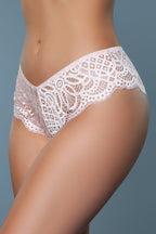 3 - Pack Sultry Scalloped Lace Cheeky Brief Panties - ShopRbls