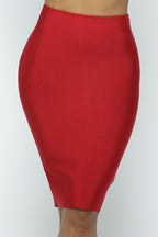 Bettina Seamless High Waist Bandage Midi Skirt
